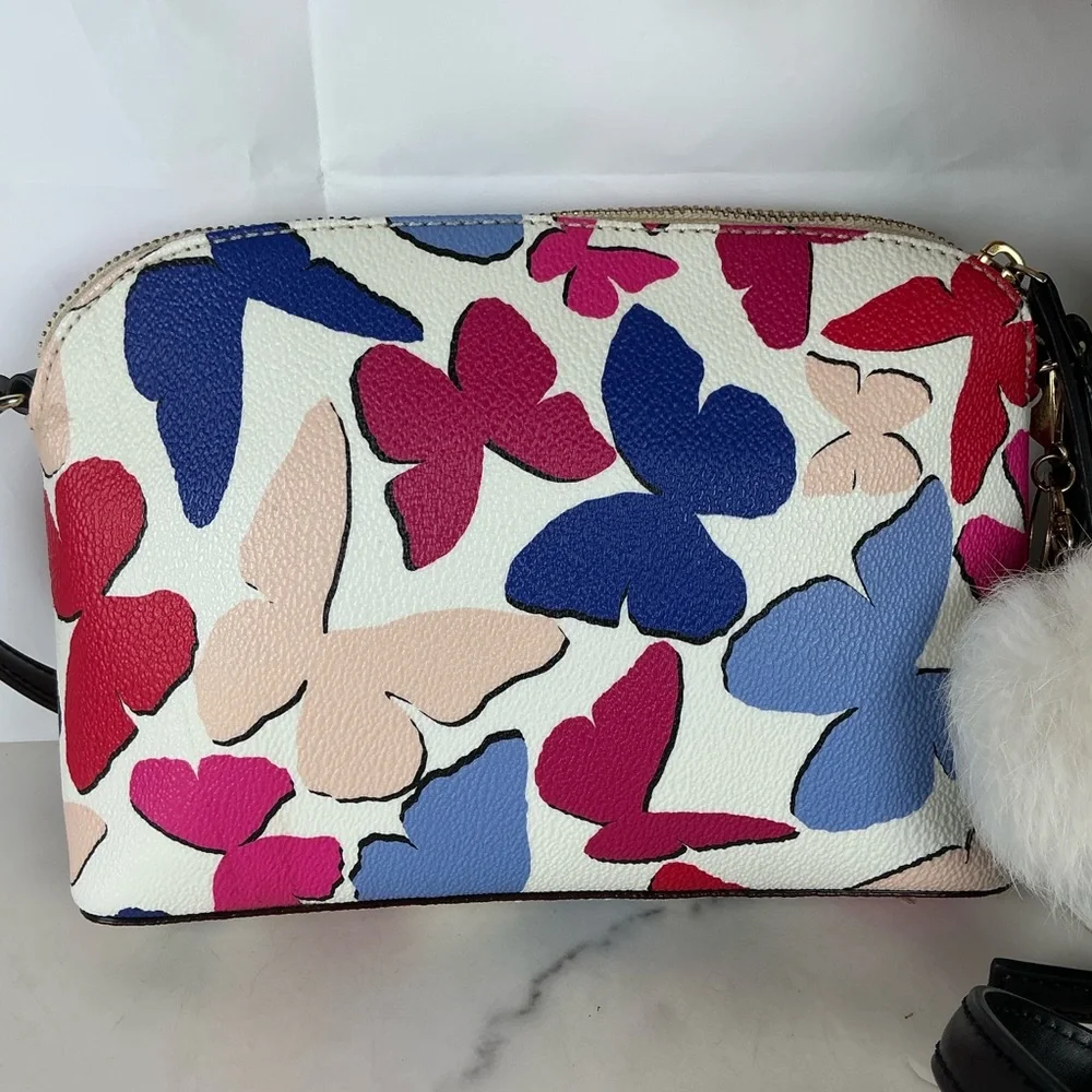 Kate Spade New York Wellesley Festive Butterflies Multi‎ Crossbody Small Bag - Picture 7 of 13